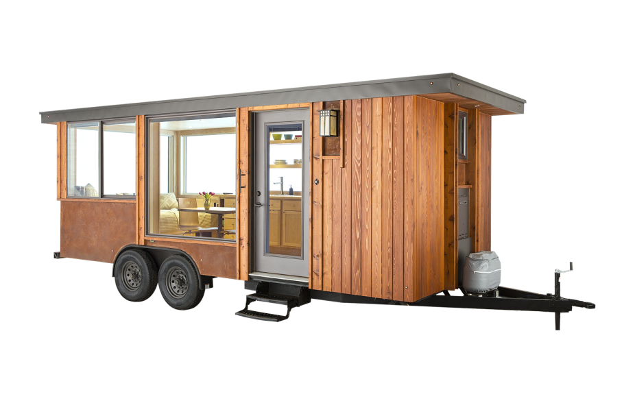 Передвижной домик на колесах