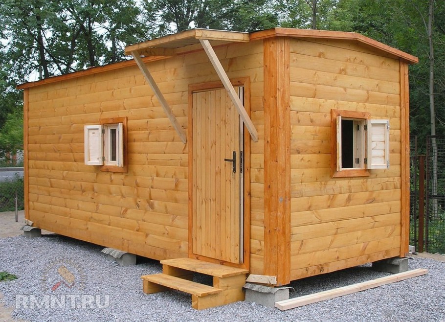 Перевозная баня вагончик