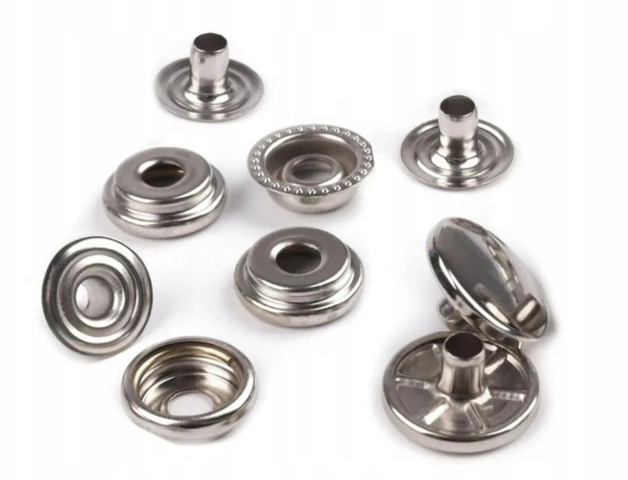 Клепки металлические для одежды 15мм хром