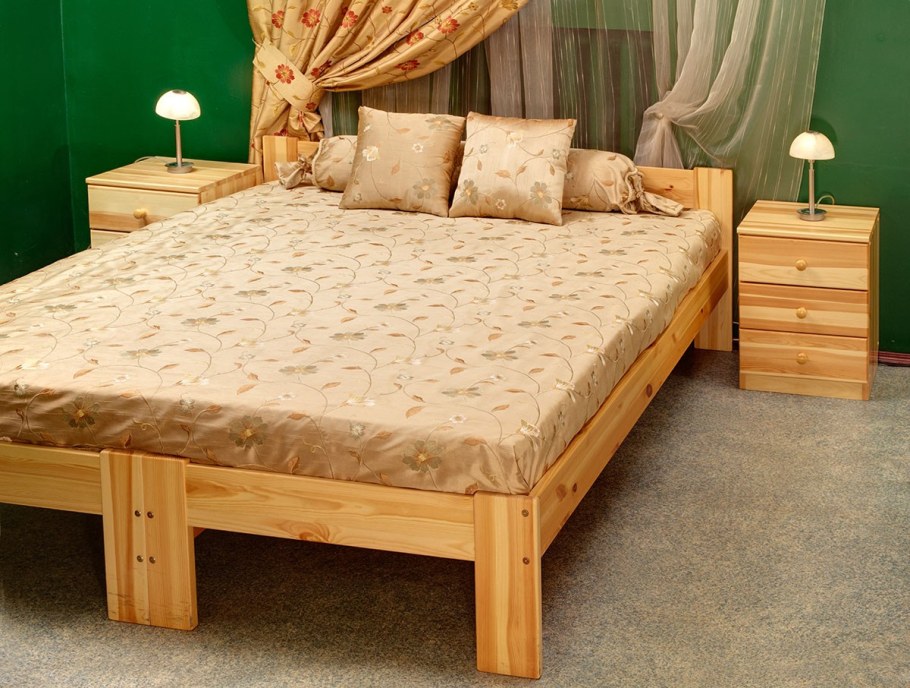 Кровать массив березы