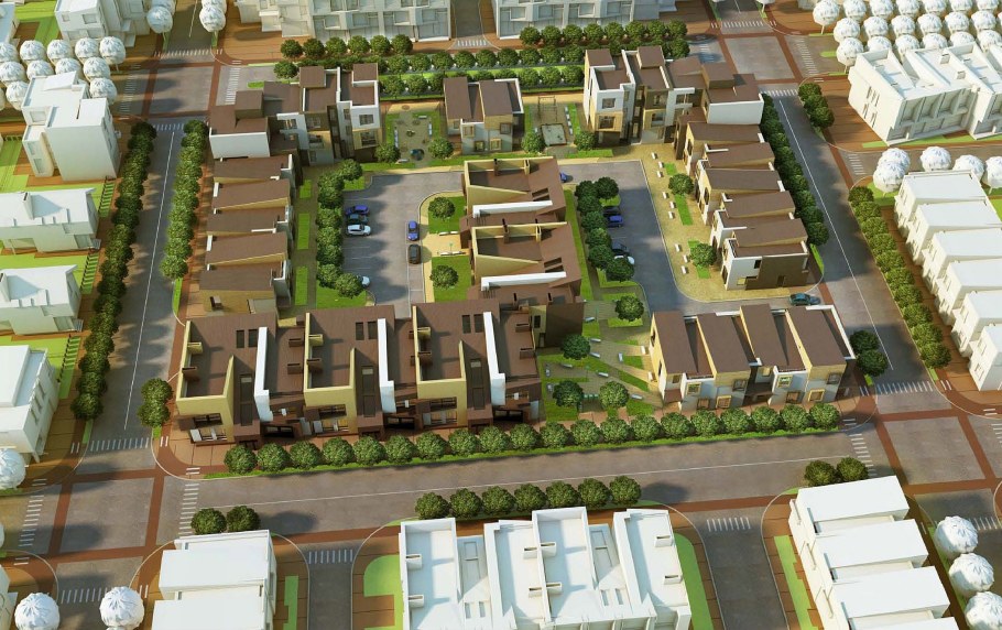 Блокированная жилая застройка генплан