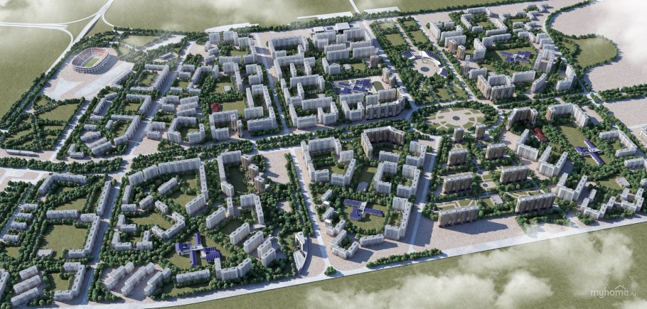 Генплан микрорайона Чертаново Северное