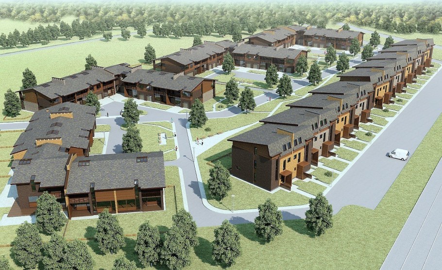 Поселок таунхаусов Рижский квартал планировка