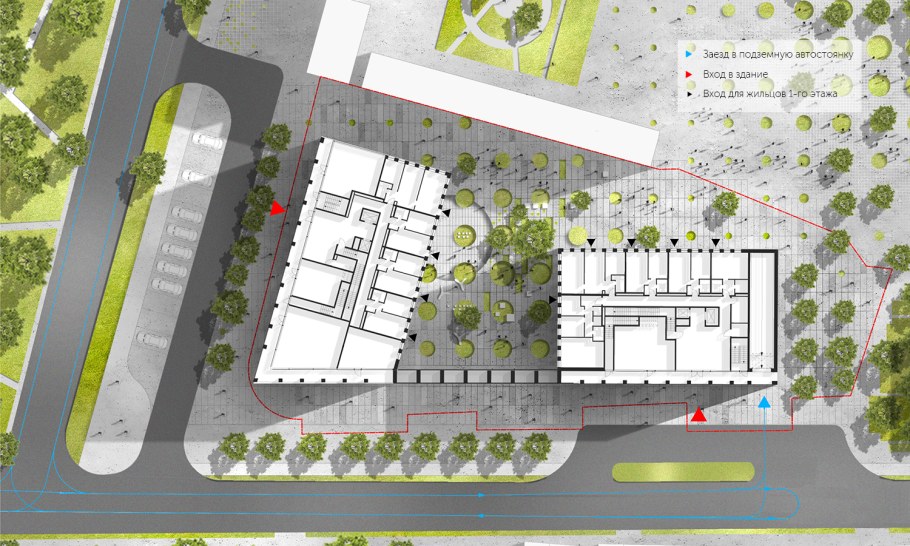 Парковка на генплане