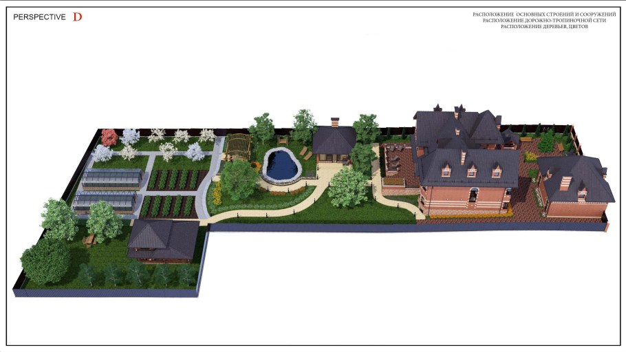 Планировка г образного участка 15 соток