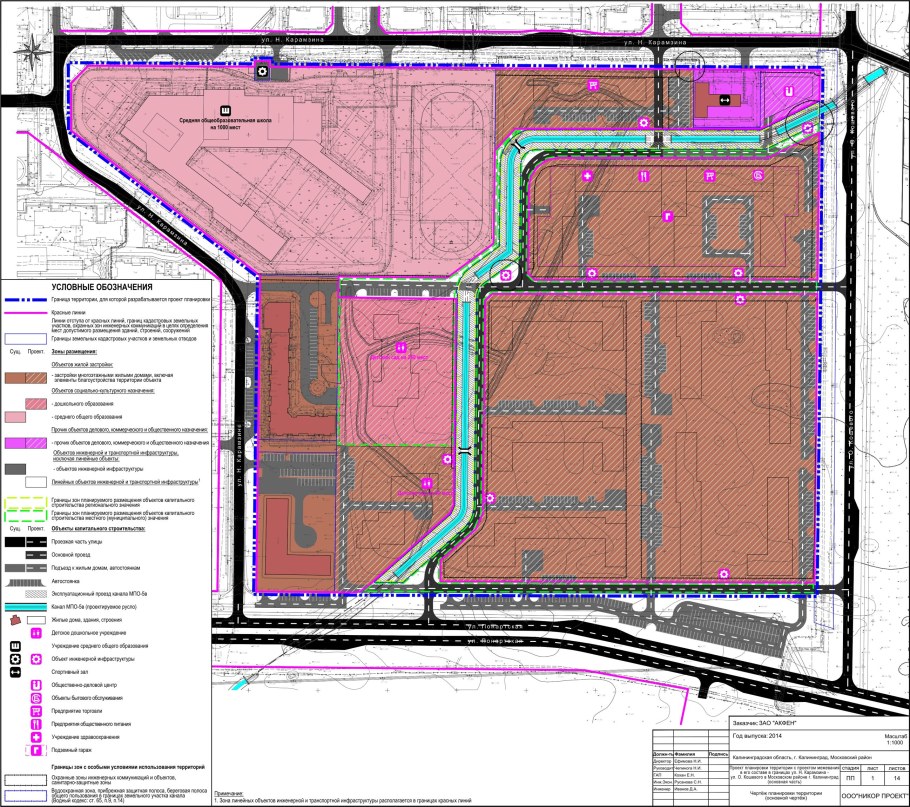 Проект планировки Каенлы