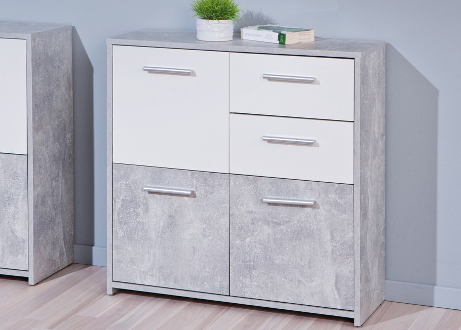 Комод цвет бетон