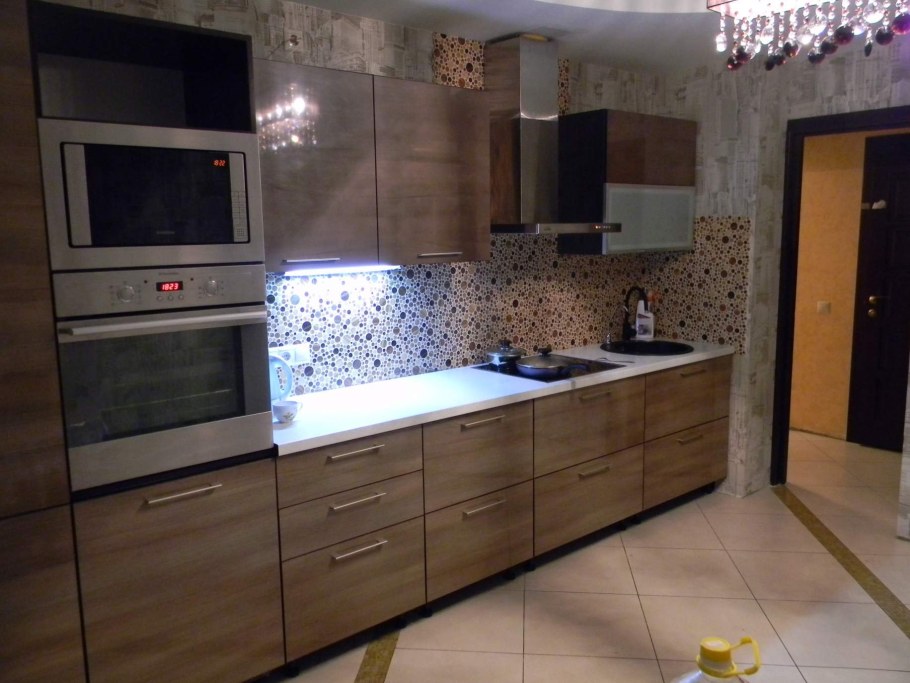 Кухни фасады Арпа под дерево