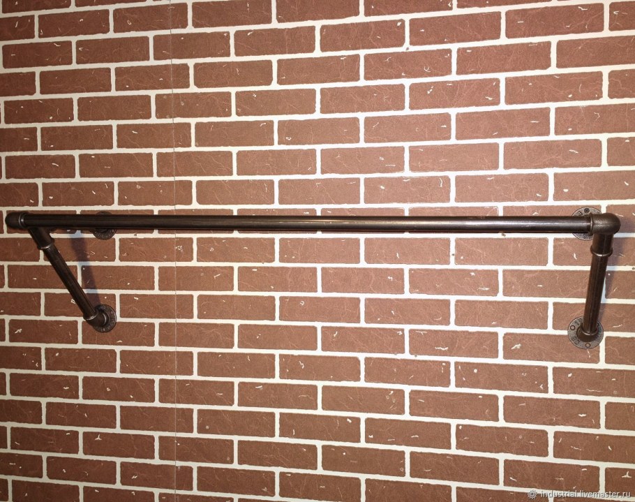 Вешалка штанга настенная