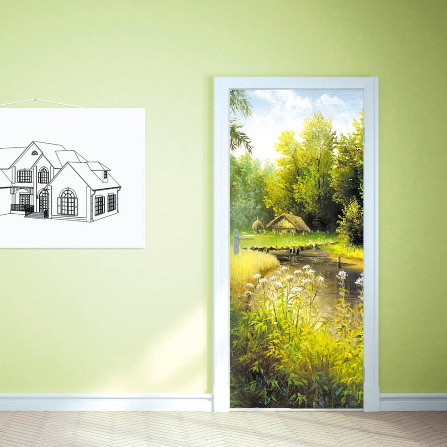 Картина дверь