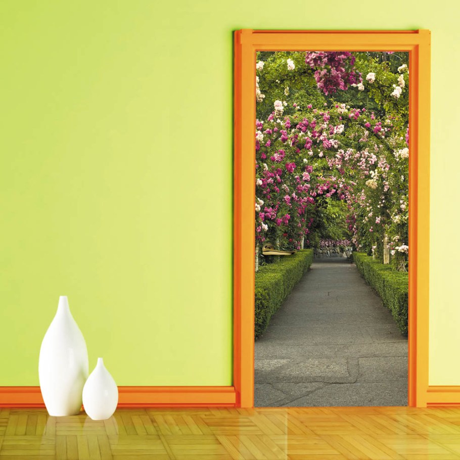 Фотообои на дверь самоклеющиеся