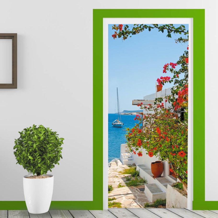 Фотообои на дверь