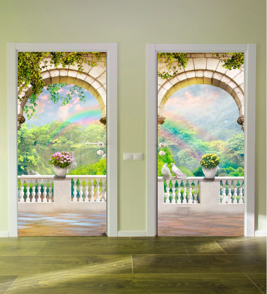 Фреска на дверь