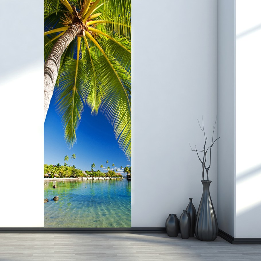 Обои на дверь самоклеющиеся