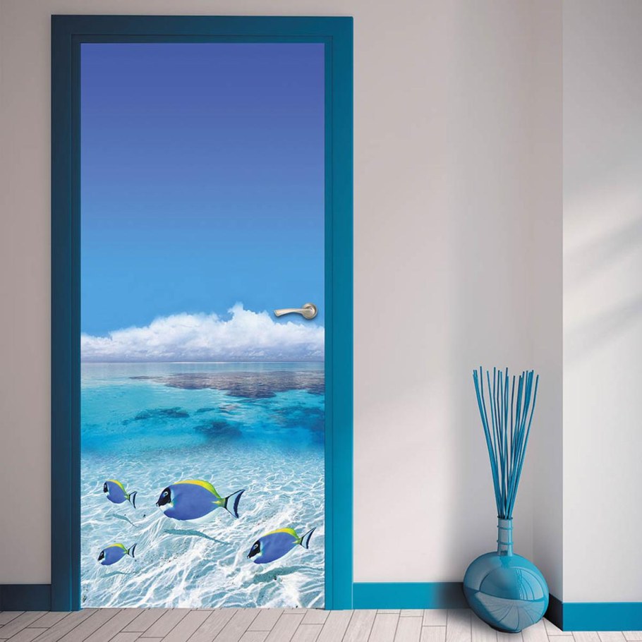 Фотообои на дверь самоклеющиеся