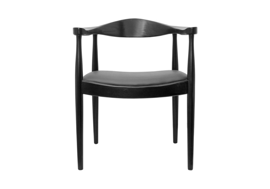 Стул черный дерево