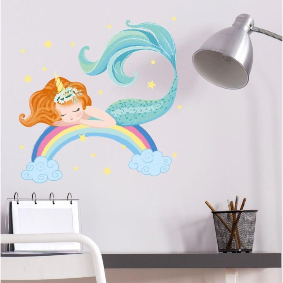Наклейки интерьерные Русалочка
