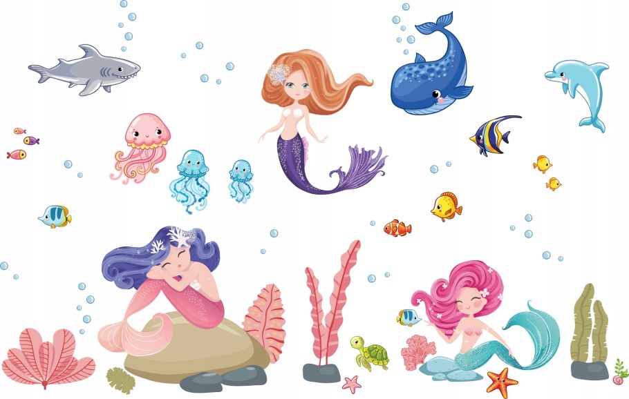 Стикеры Русалочка