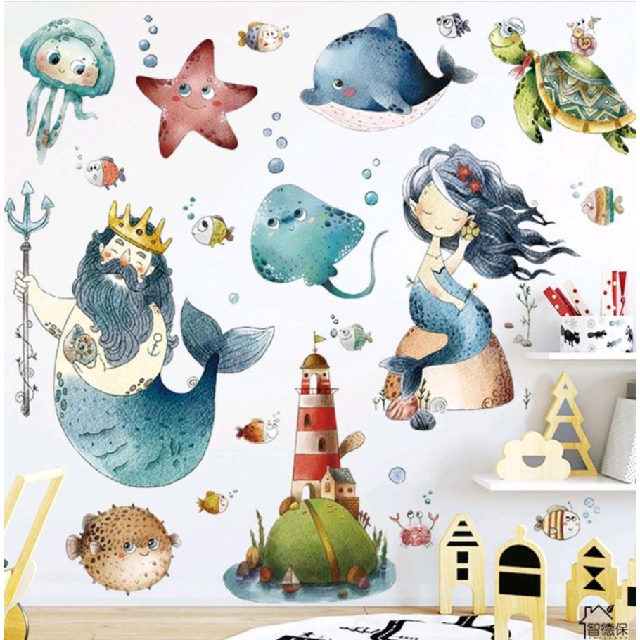 Наклейки в морском стиле