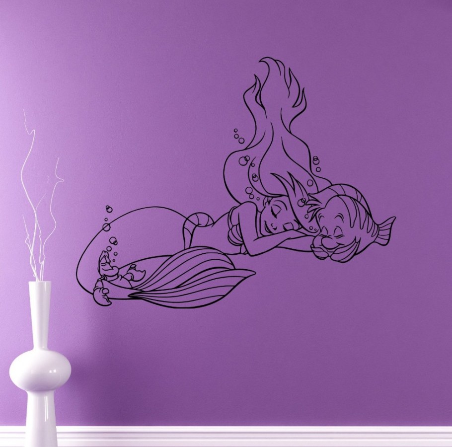 Интерьерная наклейка Русалка