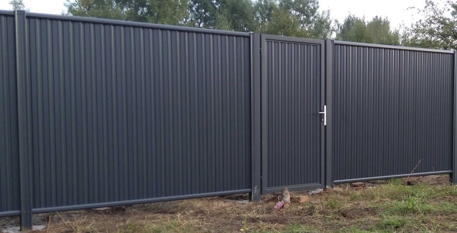 Забор Гранд лайн графит