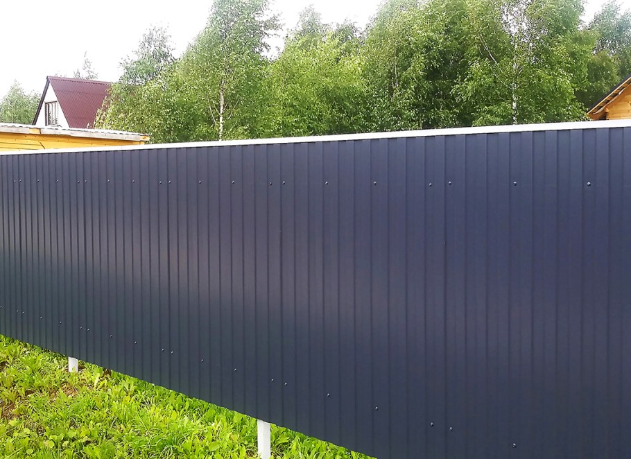 Забор рал 7024