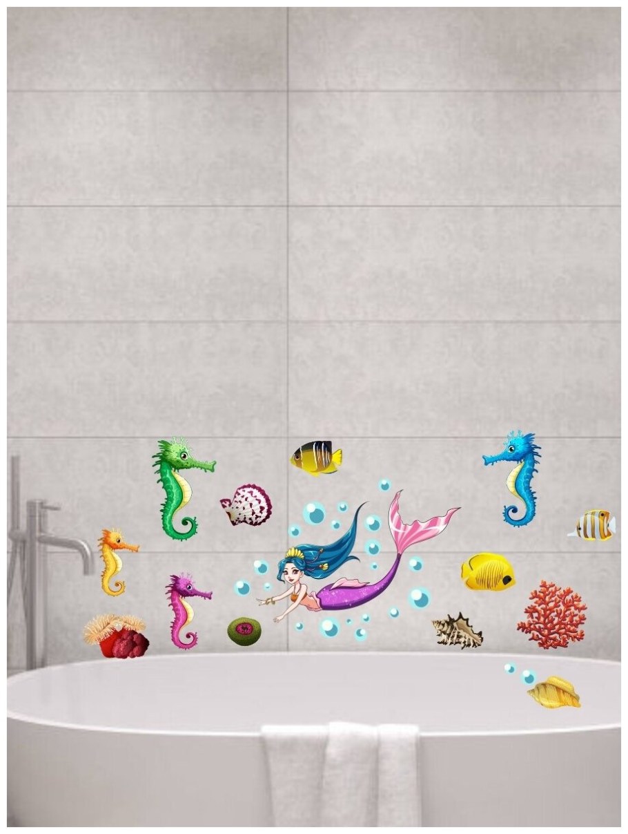 Декор в ванную комнату 10 на 60