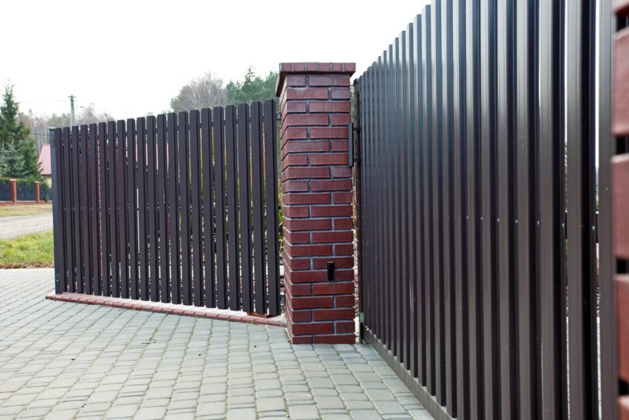 RAL 7000 евроштакетник