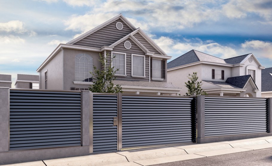 Металлический забор еврожалюзи Royal