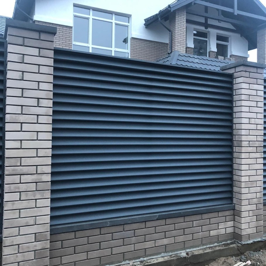 Забор-жалюзи 8017 Grand line