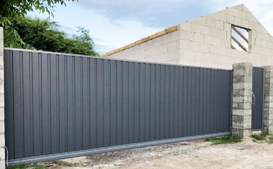 Профлист серый ral7024 матовый