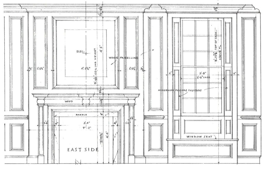 Андре Шарль Буль мебель эскизы