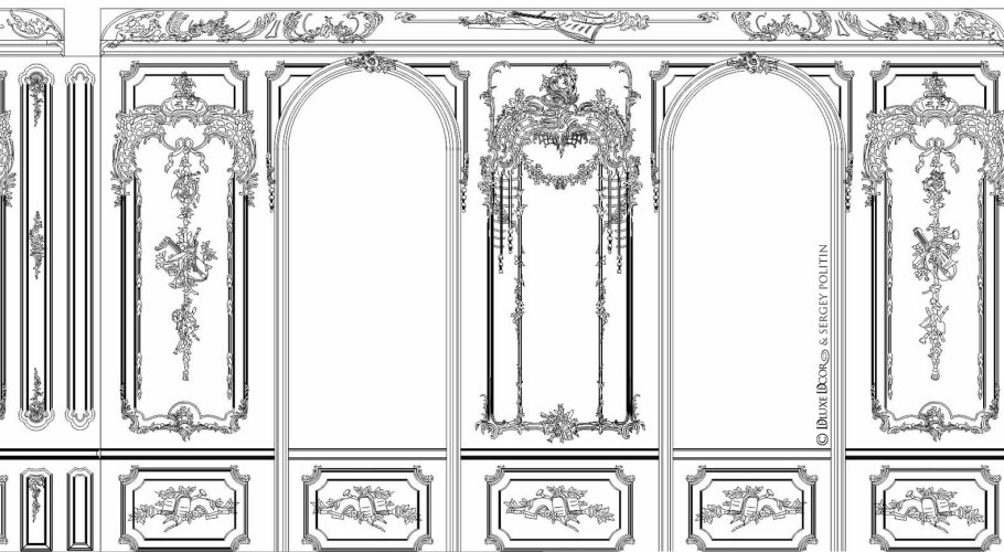 Кресло Чиппендейл чертеж