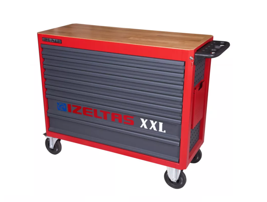 Передвижной верстак Izeltas XL без инструментов 7 выдвижных ящиков, 8246322007