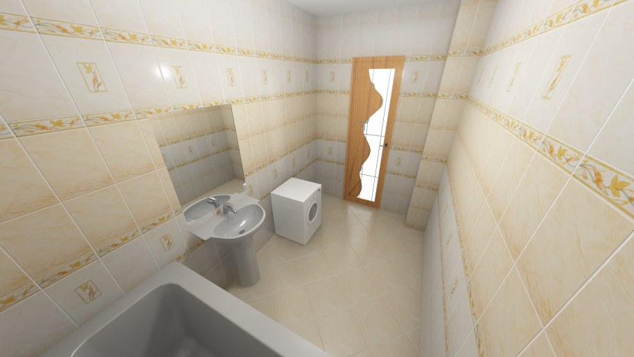 Плитка керамическая Unitile Венера палевая верх