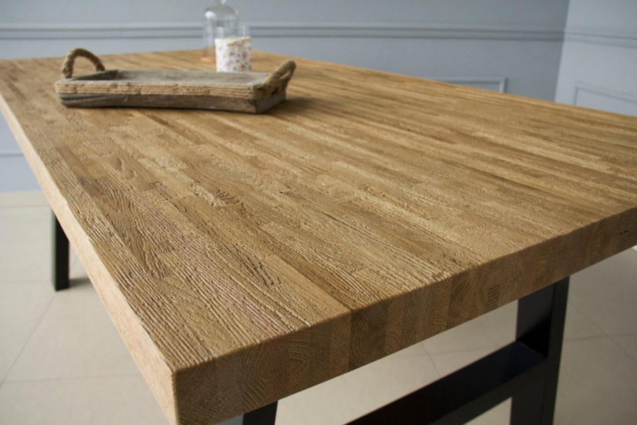 Стол Loft дубовая столешница