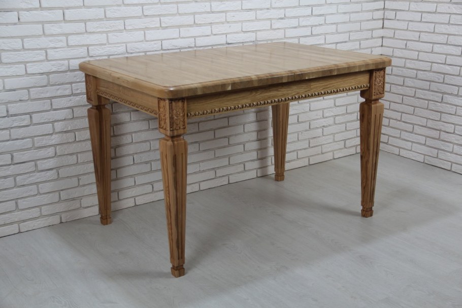 Стол обеденный Лион со столешницей из массива дуба td1921