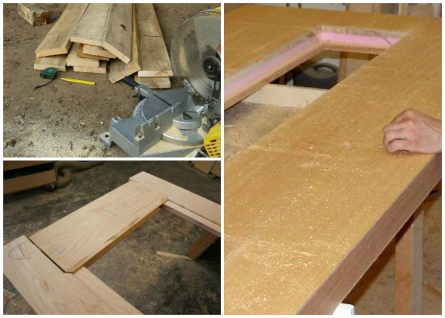 Филенчатые двери из фанеры