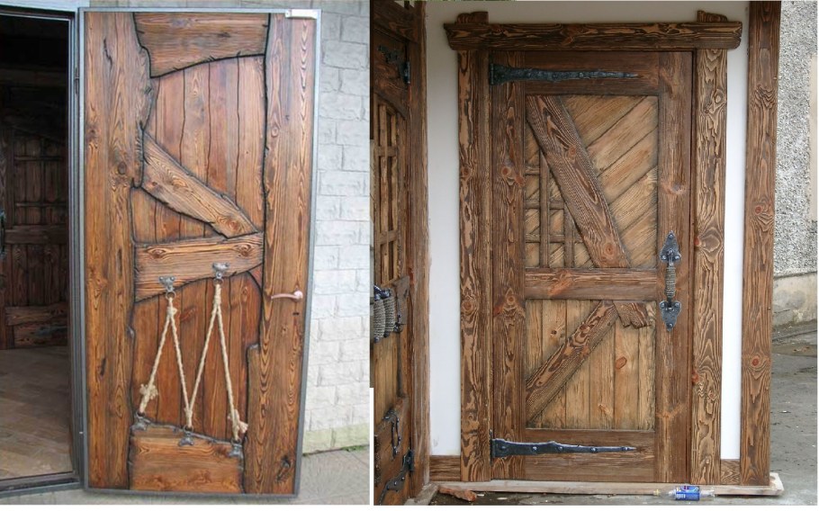 Дверь для сарая своими руками из дерева