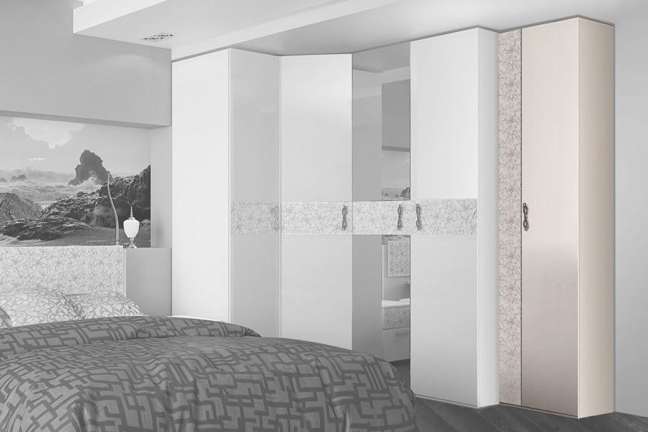 Стенка Монро белая