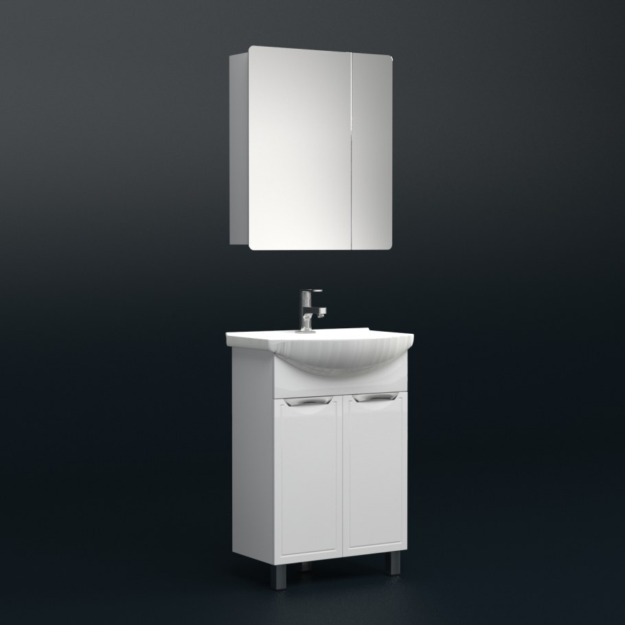 Тумба с раковиной Монро 60