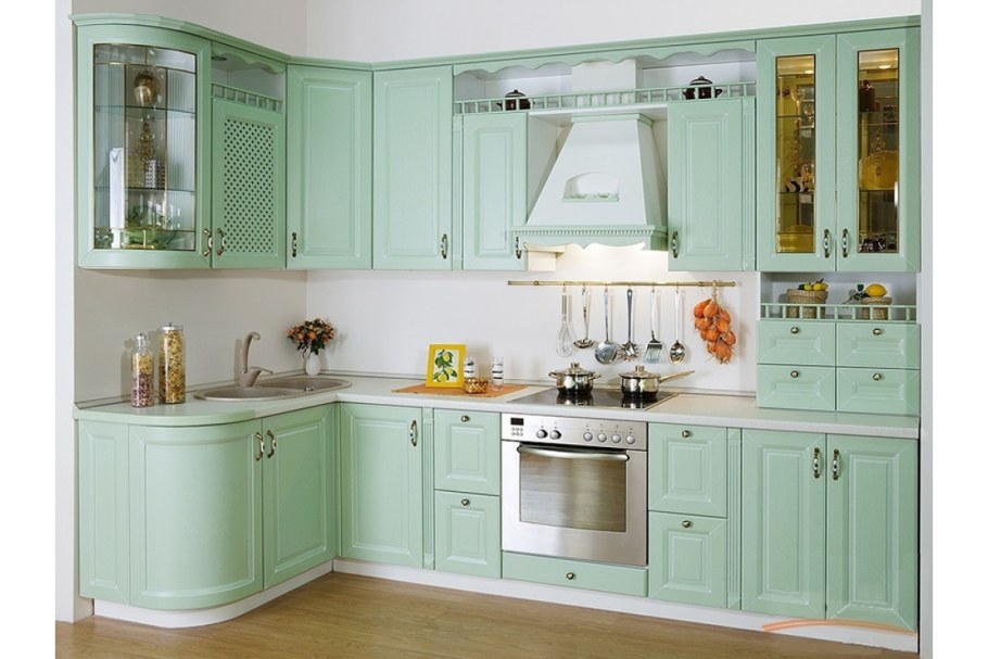Кухня Катарина зеленая