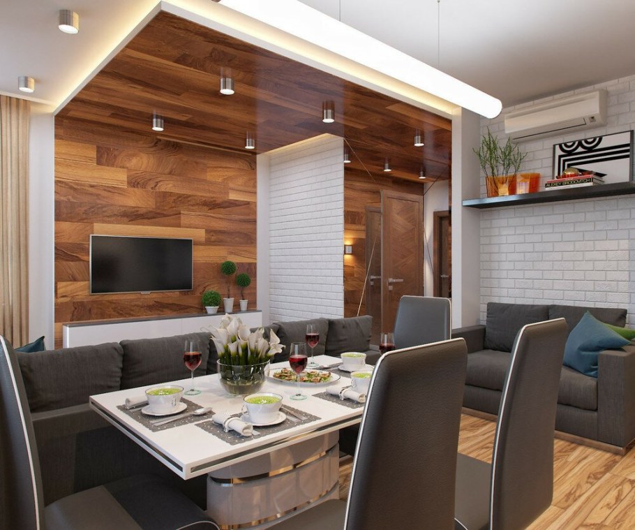 Квартира студия 30м2 интерьер китайский стиль