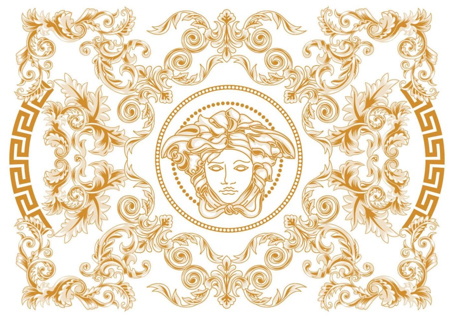 Версаче орнамент золотой