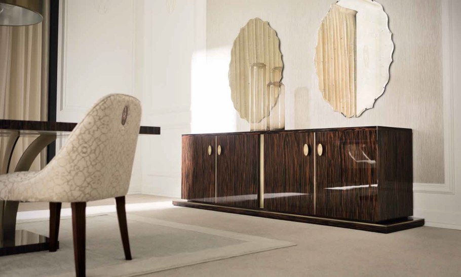 Тумба черная Opera Angelo Cappellini