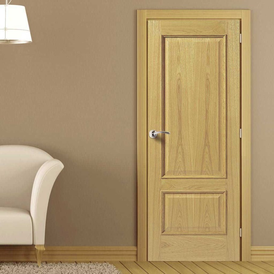 Двери цвета дуб в интерьере