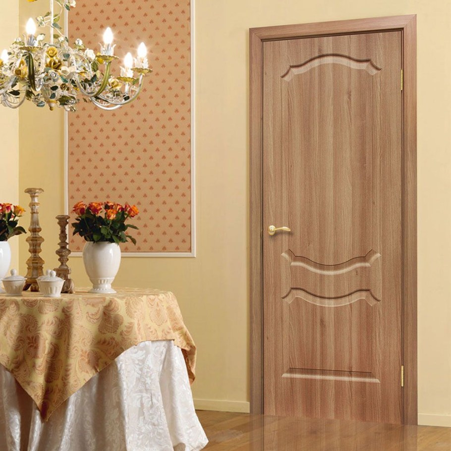 Межкомнатные двери золотой дуб