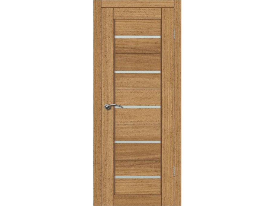 Дверь VELLDORIS экошпон Duplex 1 дуб золотой, стекло мателюкс