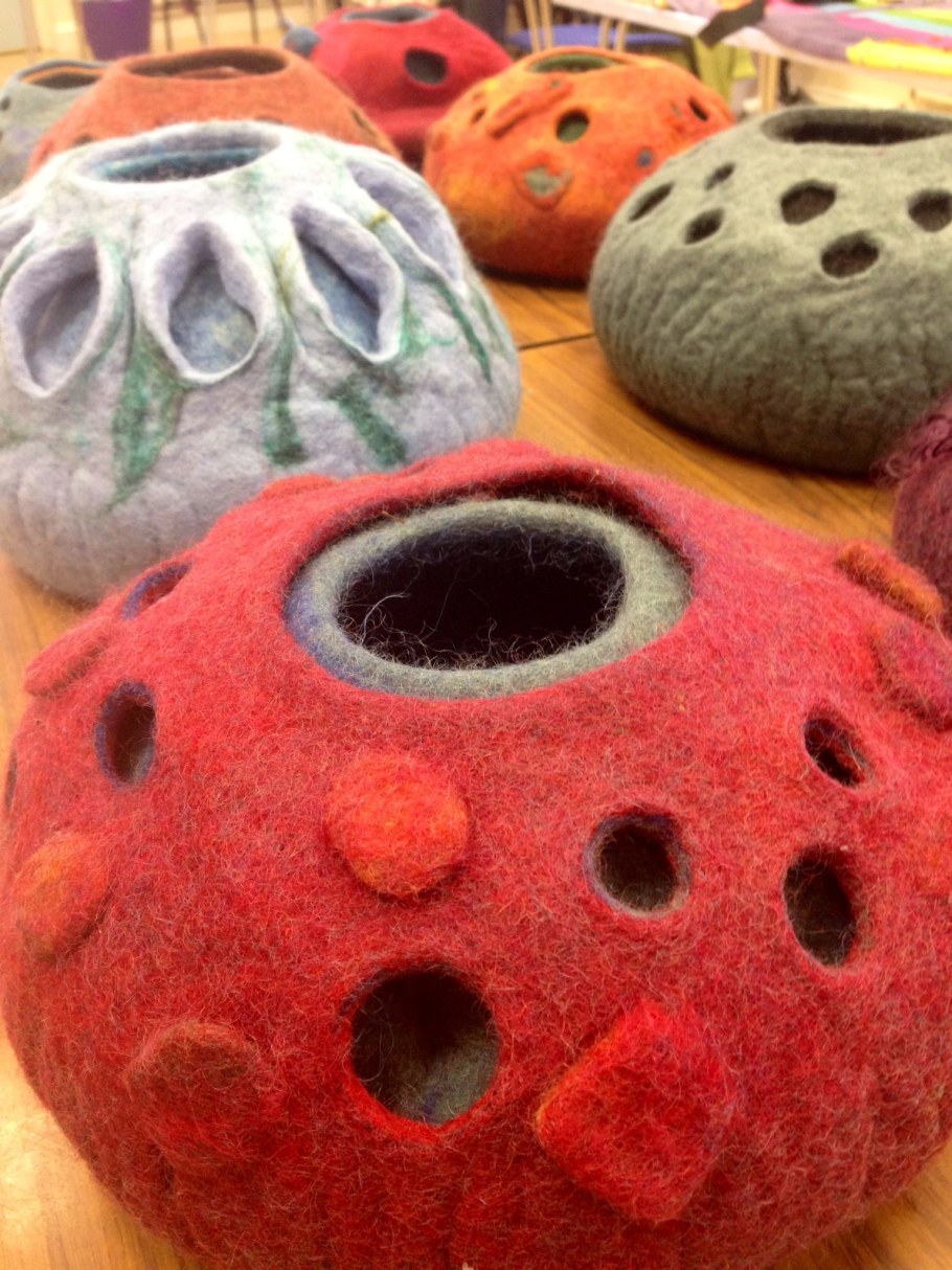 Войлок вазы