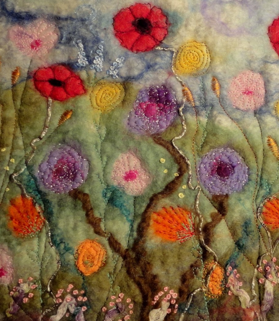 Декоративное панно из Войлока